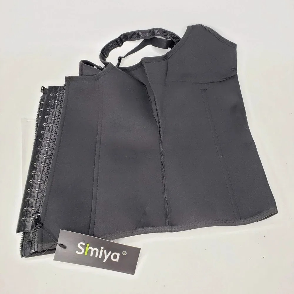 Simiya Women's Shapewear Waist Trainer Black XXL‎